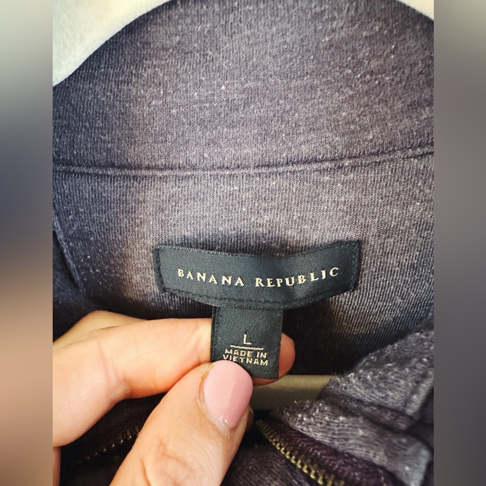 Banana Republic Quarter Button Up Sweater - Picture 3 of 4